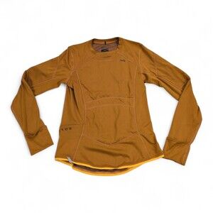 Oros Women's Padded Thermal Base Layer Top M - Rust